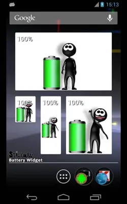 Stickman Battery Widget android App screenshot 6